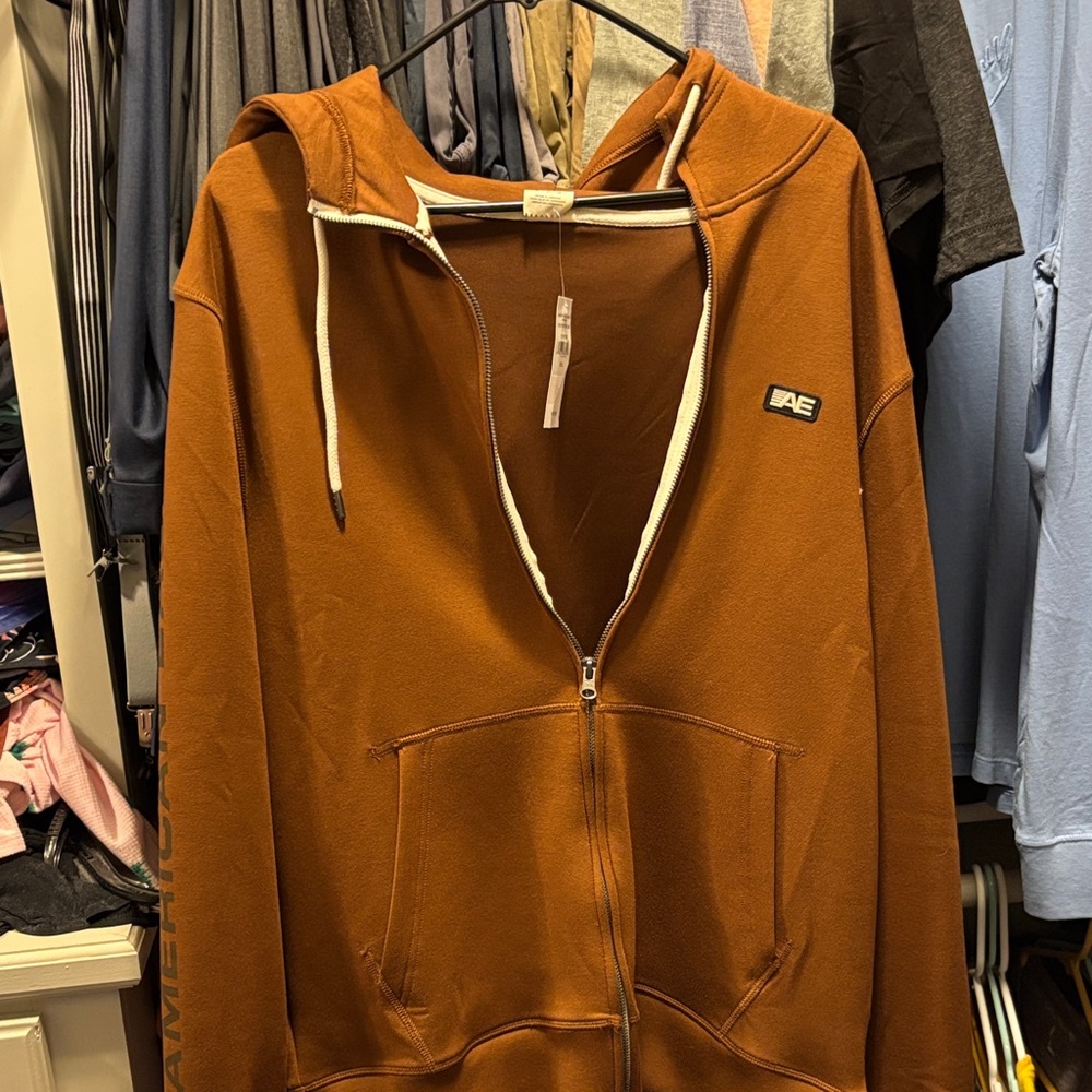 American Eagle Outfitters Brown Performance Jacket